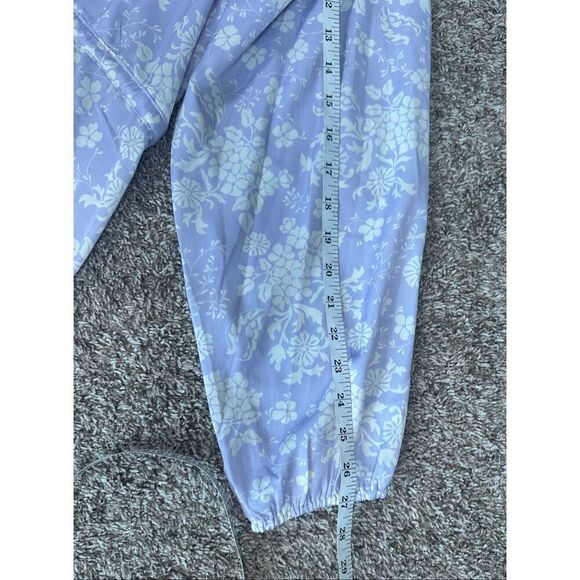 Summersalt The Cinched Waist Caftan Dress vintage floral lavender Maxi Boho M - Picture 8 of 14